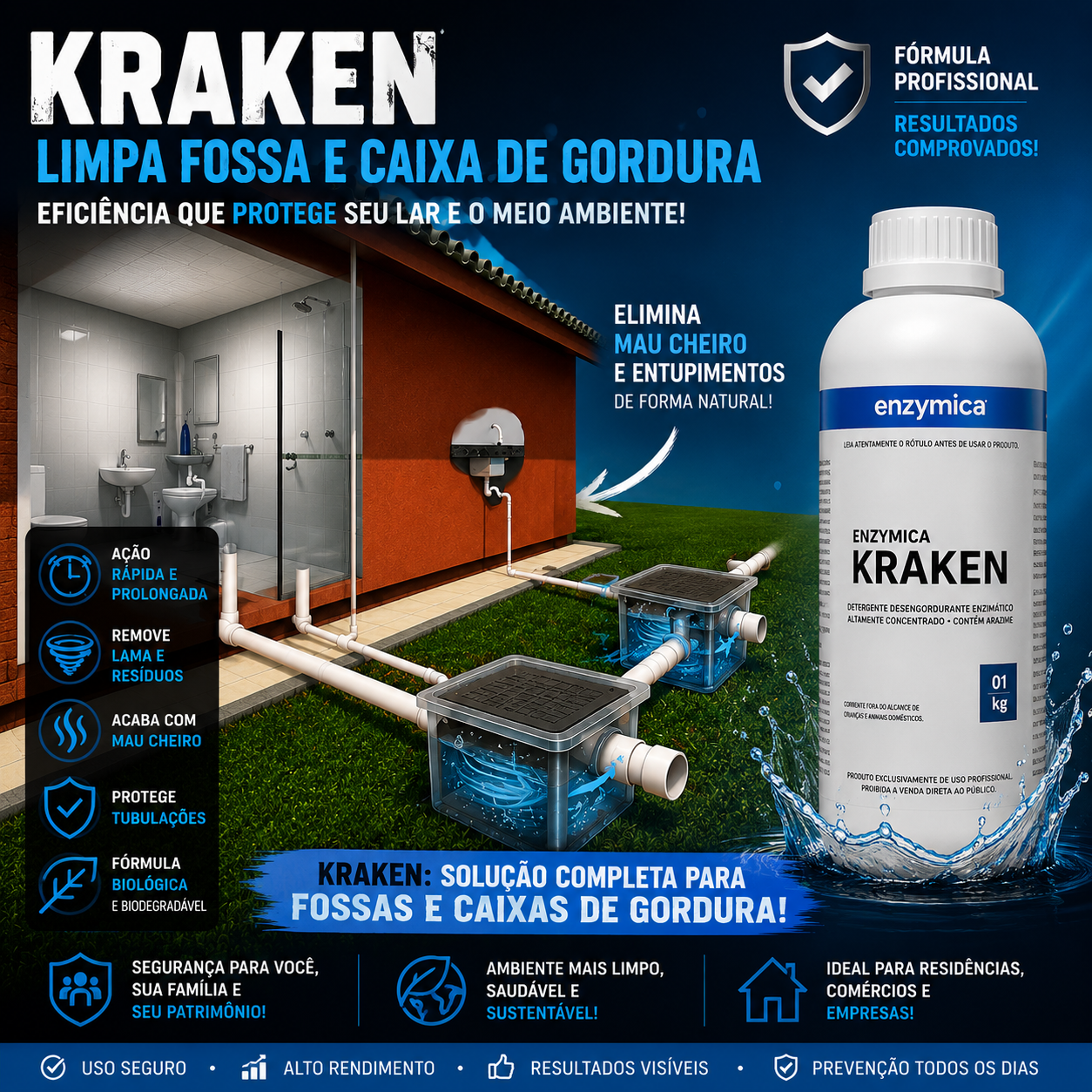 Kraken Caixas de Gordura